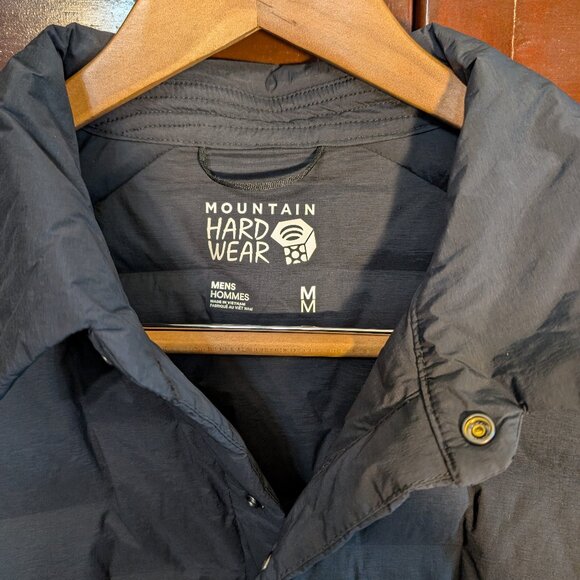 Mountain Hardwear Super DS Climb Stretchdown Shacket - Men's M - Black - Picture 2 of 6